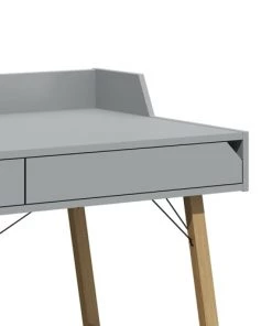 Bellamy Bureaux Enfant Bureau 2 Tiroirs Gris -Armoires enfant Soldes bureau 2 tiroirs gris 2