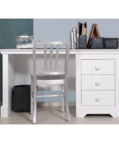 Bopita Bureaux Enfant Bureau 3 Tiroirs Blanc -Armoires enfant Soldes bureau 3 tiroirs blanc 2