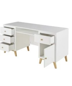 Maisons Du Monde Bureaux Enfant Bureau 4 Tiroirs 1 Porte 1 Niche Blanc -Armoires enfant Soldes bureau 4 tiroirs 1 porte 1 niche blanc 1000 4 2 226240 2