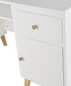 Maisons Du Monde Bureaux Enfant Bureau 4 Tiroirs 1 Porte 1 Niche Blanc -Armoires enfant Soldes bureau 4 tiroirs 1 porte 1 niche blanc 1000 4 2 226240 3