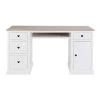 Maisons Du Monde Bureaux Et Meubles Secrétaires Bureau 4 Tiroirs 1 Porte Blanc -Armoires enfant Soldes bureau 4 tiroirs 1 porte blanc 1000 3 11 193531 1