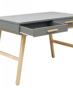 Bopita Bureaux Enfant Bureau Avec 2 Tiroirs Gris/Naturel 8 Bopita Bureaux Enfant Bureau Avec 2 Tiroirs Gris/Naturel -Armoires enfant Soldes bureau avec 2 tiroirs gris naturel 2
