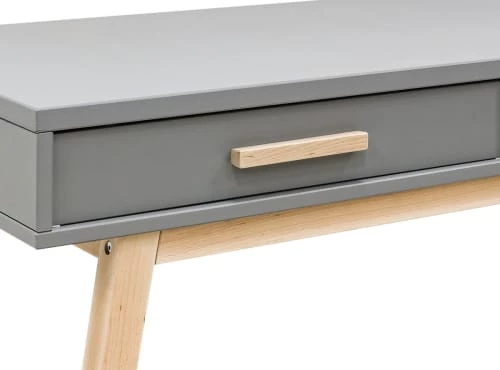 Bopita Bureaux Enfant Bureau Avec 2 Tiroirs Gris/Naturel 6 Bopita Bureaux Enfant Bureau Avec 2 Tiroirs Gris/Naturel – Image 4