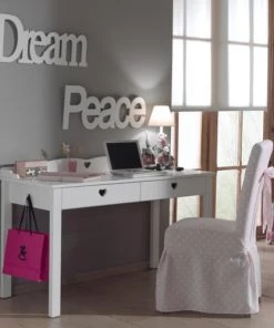 Vipack Bureaux Enfant Bureau Blanc -Armoires enfant Soldes bureau blanc 15