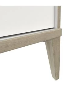 Calicosy Bureaux Enfant Bureau Enfant 1 Porte 1 Tiroir, Blanc Et Gris - L106,6 Cm -Armoires enfant Soldes bureau enfant 1 porte 1 tiroir blanc et gris l106 6 cm 5