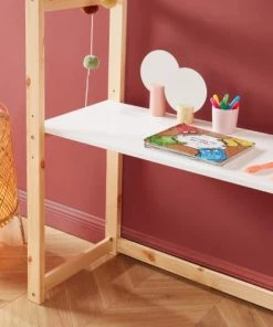 Baita Bureaux Enfant Bureau Enfant Cabane Blanc évolutif 10 Baita Bureaux Enfant Bureau Enfant Cabane Blanc évolutif -Armoires enfant Soldes bureau enfant cabane blanc evolutif 2