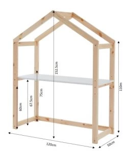 Baita Bureaux Enfant Bureau Enfant Cabane Blanc évolutif 12 Baita Bureaux Enfant Bureau Enfant Cabane Blanc évolutif -Armoires enfant Soldes bureau enfant cabane blanc evolutif 4