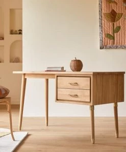 Tikamoon Bureaux Enfant Bureau Enfant En Teck Massif -Armoires enfant Soldes bureau enfant en teck massif 3