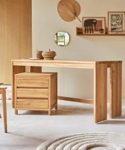 Tikamoon Bureaux Enfant Bureau Enfant En Teck Massif -Armoires enfant Soldes bureau enfant en teck massif 8