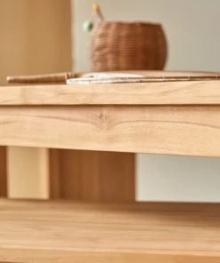 Tikamoon Bureaux Enfant Bureau Enfant En Teck Massif -Armoires enfant Soldes bureau enfant en teck massif 9