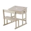 Maisons Du Monde Bureaux Enfant Bureau Enfant Taupe Imprimé étoile Blanche