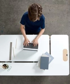 Flexa Bureaux Enfant Bureau évolutif Blanc -Armoires enfant Soldes bureau evolutif blanc 25
