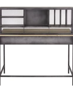 Maisons Du Monde Bureaux Enfant Bureau Indus 1 Porte 2 Tiroirs En Métal Et Sapin -Armoires enfant Soldes bureau indus 1 porte 2 tiroirs en metal et sapin 1000 4 14 206367 3