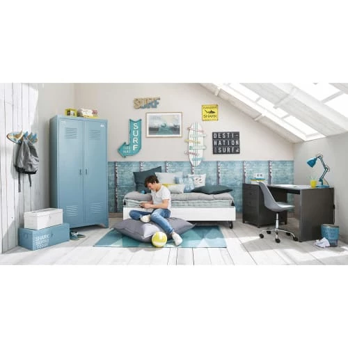 Maisons Du Monde Bureaux Et Meubles Secrétaires Bureau Indus 4 Tiroirs En Métal Noir 7 Maisons Du Monde Bureaux Et Meubles Secrétaires Bureau Indus 4 Tiroirs En Métal Noir – Image 5