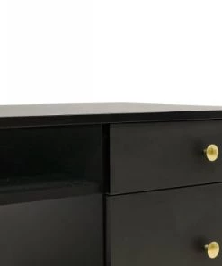 Bopita Bureaux Enfant Bureau Noir Mat En Panneaux De Particules -Armoires enfant Soldes bureau noir mat en panneaux de particules 5