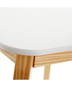 Wadiga Bureaux Enfant Bureau Table Enfant Bois Et Blanc 55x55x45cm -Armoires enfant Soldes bureau table enfant bois et blanc 55x55x45cm 2