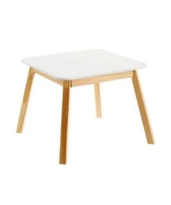 Wadiga Bureaux Enfant Bureau Table Enfant Bois Et Blanc 55x55x45cm