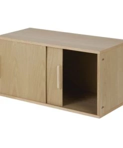 Maisons Du Monde Bibliothèques Et étagères Enfant Caisson Modulable En Placage Chêne -Armoires enfant Soldes caisson modulable en placage chene 1000 10 7 215995 5