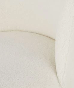 Maisons Du Monde Chaises De Bureau Enfant Chaise De Bureau à Roulettes à Bouclettes Blanches Et Métal Coloris Laiton -Armoires enfant Soldes chaise de bureau a roulettes a bouclettes blanches et metal coloris laiton 1000 1 2 215170 4