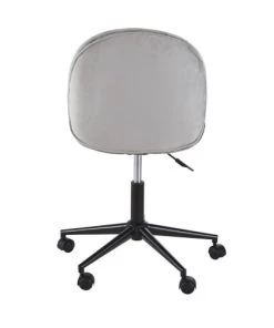 Maisons Du Monde Chaises De Bureau Enfant Chaise De Bureau à Roulettes Grise Et Métal Noir -Armoires enfant Soldes chaise de bureau a roulettes grise et metal noir 1000 14 14 225145 4