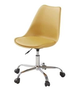 Maisons Du Monde Chaises De Bureau Enfant Chaise De Bureau à Roulettes Ocre