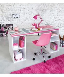 Maisons Du Monde Chaises De Bureau Enfant Chaise De Bureau à Roulettes Rose -Armoires enfant Soldes chaise de bureau a roulettes rose 1000 1 33 134964 10