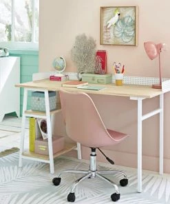 Maisons Du Monde Chaises De Bureau Enfant Chaise De Bureau à Roulettes Rose -Armoires enfant Soldes chaise de bureau a roulettes rose 1000 13 9 192504 5