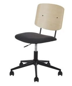 Maisons Du Monde Chaises De Bureau Enfant Chaise De Bureau Réglable Gris Anthracite Et Peuplier à Roulettes