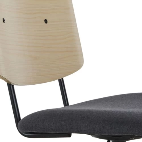 Maisons Du Monde Chaises De Bureau Enfant Chaise De Bureau Réglable Gris Anthracite Et Peuplier à Roulettes 6 Maisons Du Monde Chaises De Bureau Enfant Chaise De Bureau Réglable Gris Anthracite Et Peuplier à Roulettes – Image 4