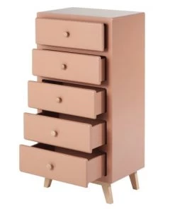 Armoires enfant Soldes -Armoires enfant Soldes chiffonnier vintage 5 tiroirs terracotta 1000 6 1 205944 2