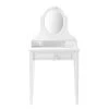 Maisons Du Monde Coiffeuses Coiffeuse 3 Tiroirs Blanche -Armoires enfant Soldes coiffeuse 3 tiroirs blanche 1000 3 38 143415 6