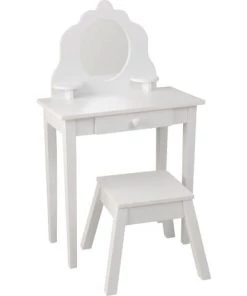 KidKraft Bureaux Enfant Coiffeuse En Bois Et Tabouret Pour Enfant