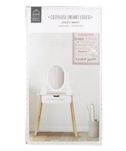 Altobuy Bureaux Enfant Coiffeuse Enfant Avec Tiroir "comme Une Grande" -Armoires enfant Soldes coiffeuse enfant avec tiroir comme une grande 2