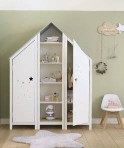 Maisons Du Monde Armoires Enfant Dressing 1 Porte Blanc -Armoires enfant Soldes dressing 1 porte blanc 1000 14 22 143358 12