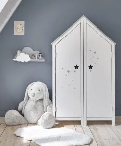 Maisons Du Monde Armoires Enfant Dressing 1 Porte Blanc -Armoires enfant Soldes dressing 1 porte blanc 1000 14 22 143358 14