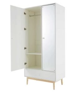 Maisons Du Monde Rangements Ados Dressing 2 Portes 1 Tiroir Blanc 10 Maisons Du Monde Rangements Ados Dressing 2 Portes 1 Tiroir Blanc -Armoires enfant Soldes dressing 2 portes 1 tiroir blanc 1000 4 36 170514 3
