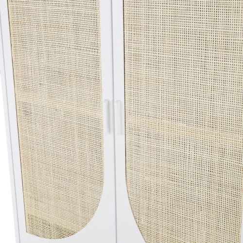 Maisons Du Monde Armoires Enfant Dressing 2 Portes Battantes Blanc Cannage En Rotin Beige 5 Maisons Du Monde Armoires Enfant Dressing 2 Portes Battantes Blanc Cannage En Rotin Beige – Image 3