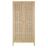 Maisons Du Monde Armoires Enfant Dressing 2 Portes Battantes Cannage En Rotin Beige