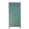 Maisons Du Monde Armoires Enfant Dressing 2 Portes En Métal Vert Foncé