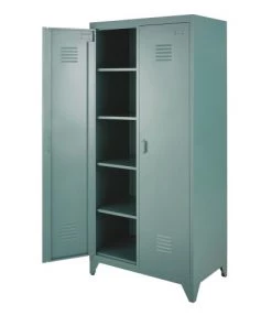 Maisons Du Monde Armoires Enfant Dressing 2 Portes En Métal Vert Foncé -Armoires enfant Soldes dressing 2 portes en metal vert fonce 1000 2 38 205940 2