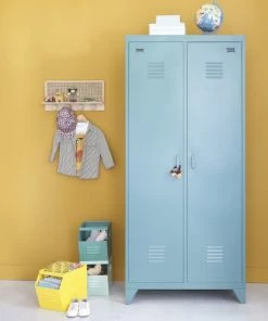Maisons Du Monde Armoires Enfant Dressing 2 Portes En Métal Vert Foncé -Armoires enfant Soldes dressing 2 portes en metal vert fonce 1000 2 38 205940 4