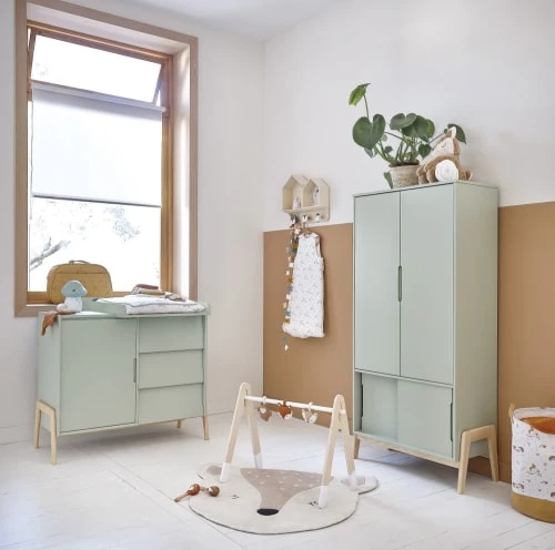 Maisons Du Monde Armoires Enfant Dressing 4 Portes Vert 6 Maisons Du Monde Armoires Enfant Dressing 4 Portes Vert – Image 4