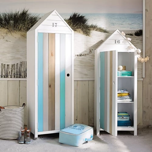 Maisons Du Monde Armoires Enfant Dressing Cabine De Plage 1 Porte 8 Maisons Du Monde Armoires Enfant Dressing Cabine De Plage 1 Porte – Image 6