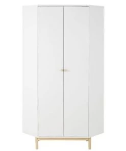 Maisons Du Monde Armoires Enfant Dressing D'angle 2 Portes Battantes Blanc