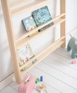 Crochetts Bibliothèques Et étagères Enfant Étagère à Livres Montessori Vega Pin Naturel -Armoires enfant Soldes etagere a livres montessori vega pin naturel 4