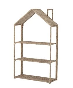 Bloomingville Bibliothèques Et étagères Enfant Etagère Abel En Herbe De Bankuan L81cm H137cm -Armoires enfant Soldes etagere abel en herbe de bankuan l81cm h137cm 3