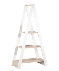 Sauthon Bibliothèques Et étagères Enfant Etagère Bibliothèque 170x90x45cm En Bois Blanc