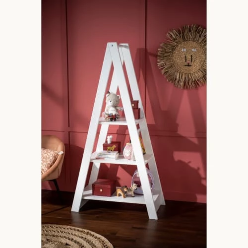 Sauthon Bibliothèques Et étagères Enfant Etagère Bibliothèque 45x170x91cm Blanc 5 Sauthon Bibliothèques Et étagères Enfant Etagère Bibliothèque 45x170x91cm Blanc – Image 3