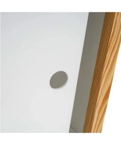 Wadiga Bibliothèques Et étagères Enfant Étagère Bibliothèque Chambre Enfant 2 étages Blanc Et Bois 70x30x77cm -Armoires enfant Soldes etagere bibliotheque chambre enfant 2 etages blanc et bois 70x30x77cm 3