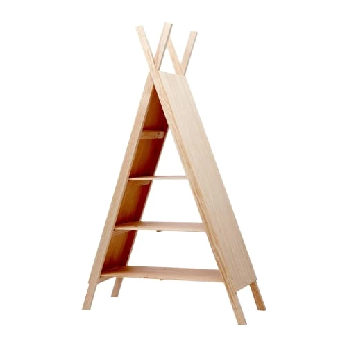 RNT By Really Nice Things Bibliothèques Et étagères Enfant Étagère Bibliothèque En Pin Massif Couleur Naturel Forme De Tipi 3 RNT By Really Nice Things Bibliothèques Et étagères Enfant Étagère Bibliothèque En Pin Massif Couleur Naturel Forme De Tipi